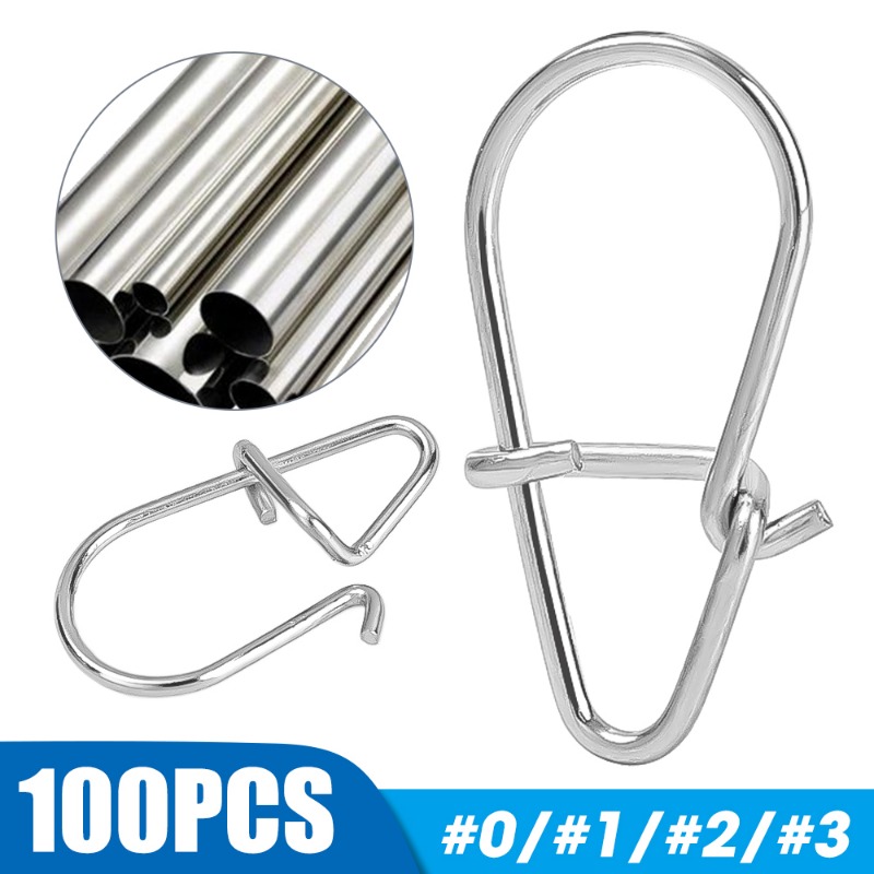 100PCS Stainless Steel Fishing - огляд і ціна Fishing Lure Accessories