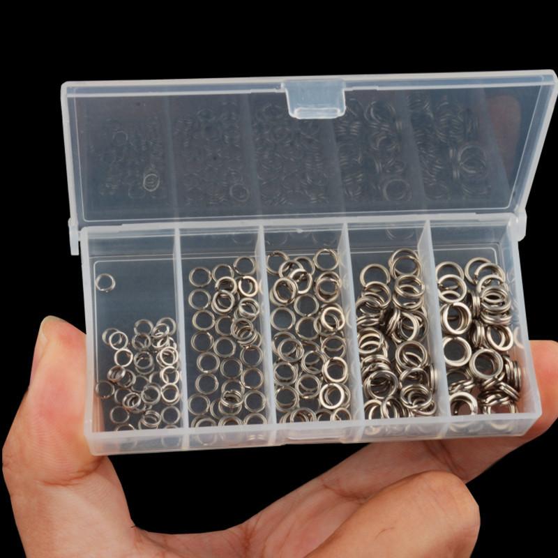 200PCS 5 Sizes High Tensile St - огляд і ціна Fishing Lure Accessories