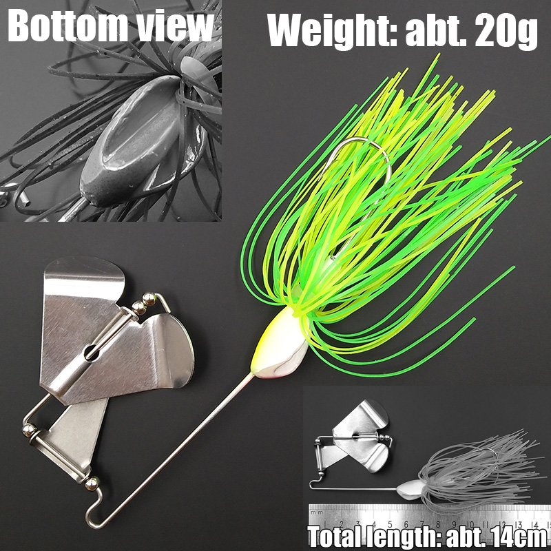 wusanban Lunker Spinner Baits  - огляд і ціна Fishing Lure Blade Bait