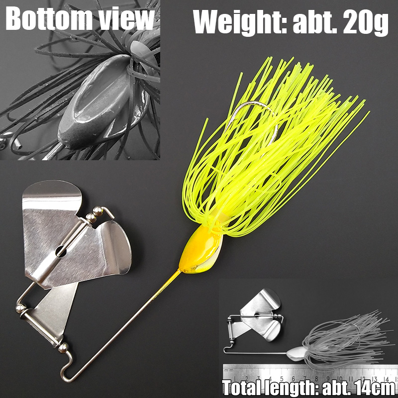 wusanban Lunker Spinner Baits  - огляд і ціна Fishing Lure Blade Bait