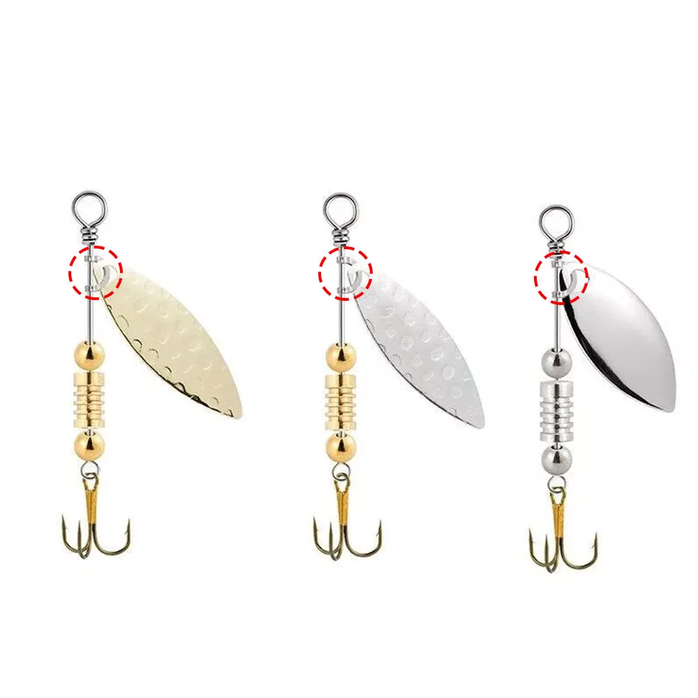100pcs Fishing U Shaped Fixed  - огляд і ціна Fishing Lure Spinnerbait