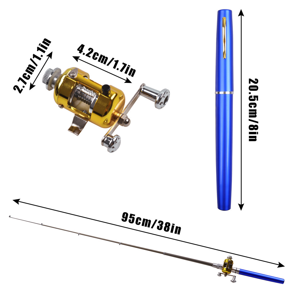 Mini ice fishing rod Combo wit - огляд і ціна Fishing Lure Jig